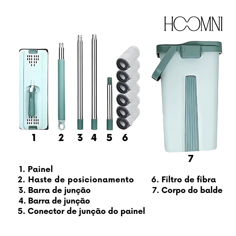 Esfregão EasyClean™ Revolucionário para uma Limpeza Fácil e Eficiente - Hoomni