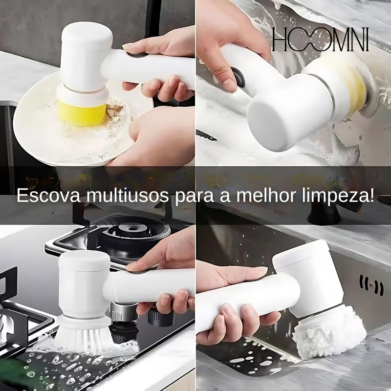 Escova Mágica Multiuso EasyClean™ 5 em 1 - Hoomni